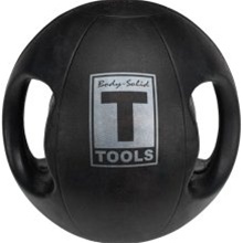 Body Solid Tools BSTDMB8 8-Pound Dual Grip Medicine Ball