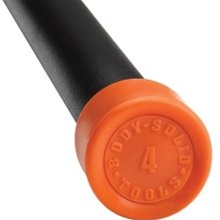 Body Solid BSTFB4 4 lb. Orange Padded Weighted Bar
