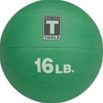 Body Solid BSTMB16 16 lb. Green Medicine Ball