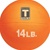 Body Solid BSTMB14 14 lb. Orange Medicine Ball
