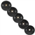 Body Solid 260lbs Olympic Rubber Bumper Plate Set in Black