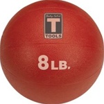 Body Solid BSTMB8 8 lb. Red Medicine Ball