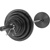 Body Solid 300 lb. Cast Olympic Weight Set W/Black Bar