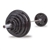 Body Solid Cast Iron Olympic Weight Plate 300 lb. Set with Chrome Bar