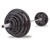 Body Solid 300 lb Rubber Grip Olympic Set With Chrome Bar