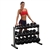 Body Solid 5-50 lb. Rubber Hex Dumbbell Set with Rack