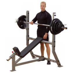 Body Solid Pro Clubline Incline Olympic Bench