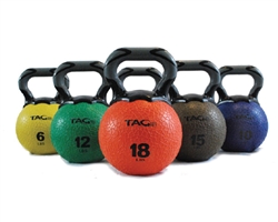 TAG Ball Rubber Kettleball 6 lbs to 35 lbs