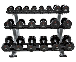 TAG 3 Tier Dumbbell Rack with Saddles (10pair) RCK-SD3