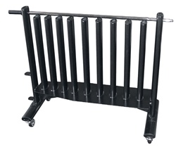 York "Neo-Hex" Fitbell Rack With Security Bar